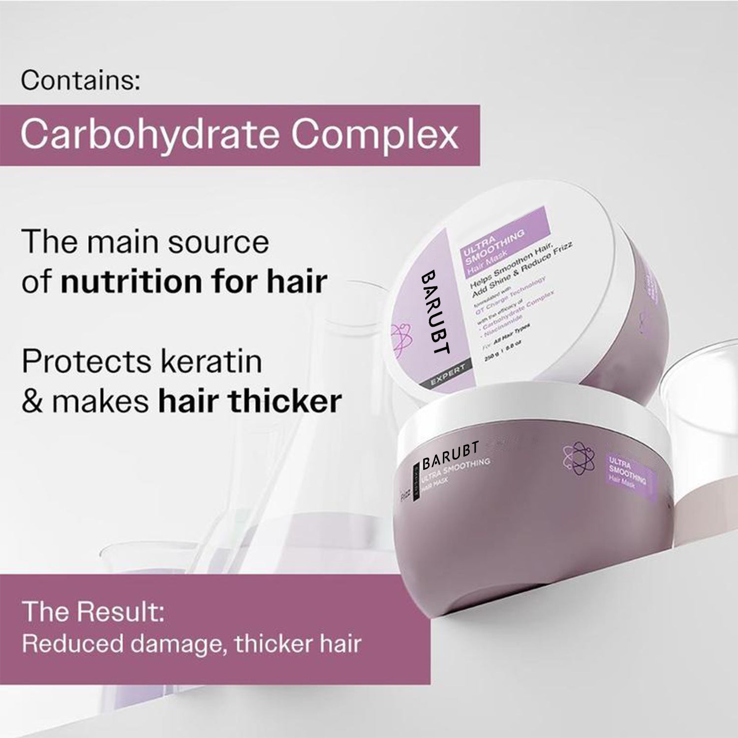 Hair Care Mask for Frizz Control and Hydration