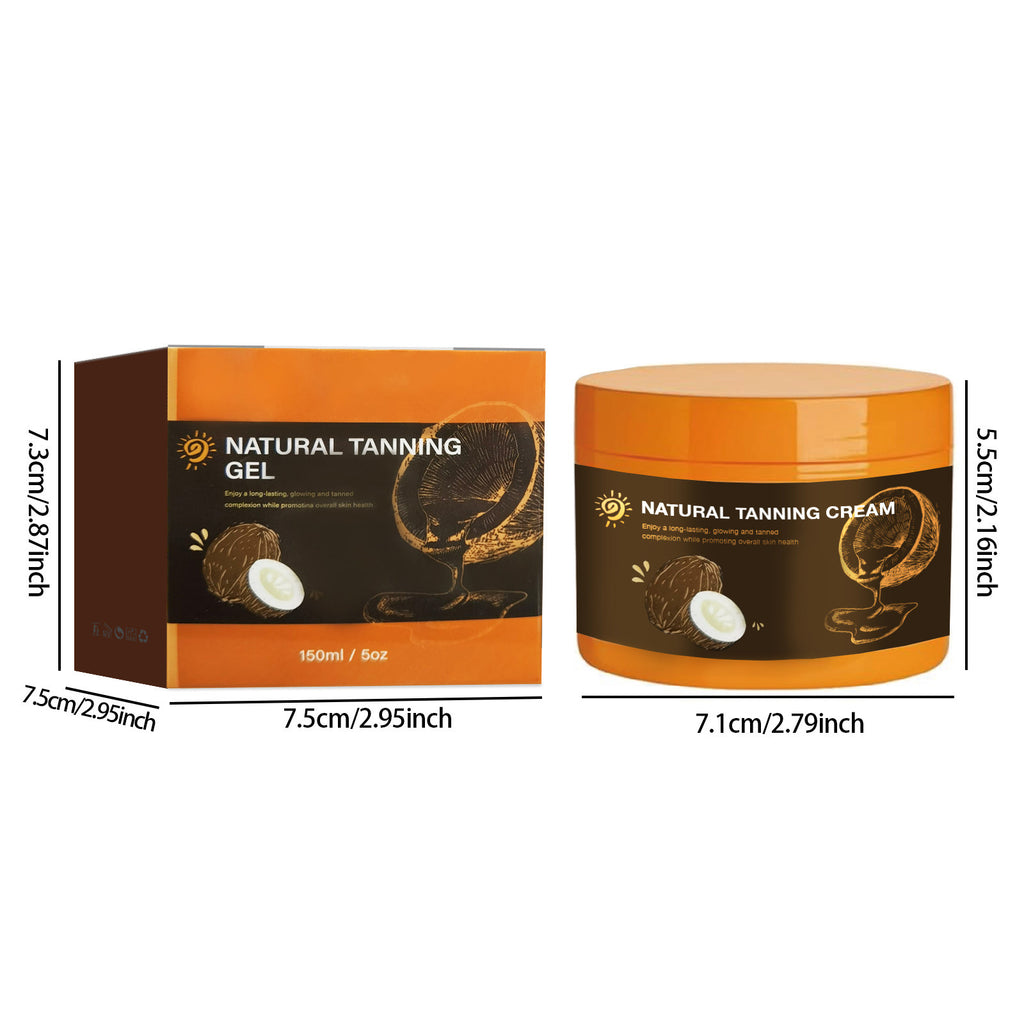 Hydrating and moisturizing healthy skin tone tanning cream